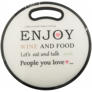 TH ДОШКА РОЗД ПЛАСТ 30СМ ЧОРНА - Фото