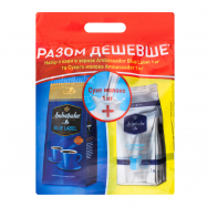 Набор Ambassador BlueLabel Кофе в зернах+Молоко сухое 2кг - Фото