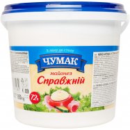 Чумак Майонез Настоящий 72% ведро 850г - Фото