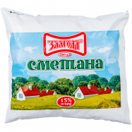 Сметана Злагода 15% 380г - Фото