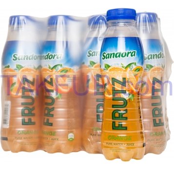 Напиток Sandora Frutz Апельсин соковый безалк негаз 0,4л ПЭТ - Фото