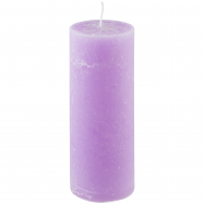 PRAGNIS СВІЧКА РУСТІК ЦИЛ. (7 Х 17 СМ) : СВІТЛО-БУЗКОВИЙ - Фото