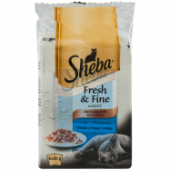 Набор кормов для кошек Sheba Fresh&Fine in Sauce 6шт/уп - Фото