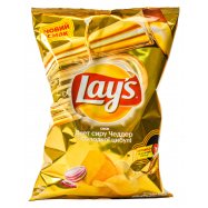 Чипсы сыр чеддер и лук Lay's 120г