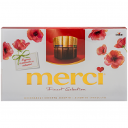 Конфеты Merci шоколадные набор из 8 видов 400г - Фото