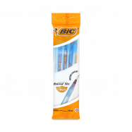 Ручка BIC Round Stic Classic шариковая синяя 1.0мм 4шт/уп - Фото