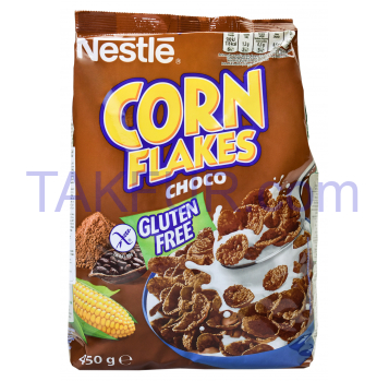 Сніданок сухий Nestlé Corn Flakes кукур пласт з какао 450г - Фото