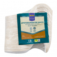 Ложка Metro professional №411310 однораз д/закуски 100шт/уп - Фото