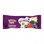 ВОЛОШКОВЕ ПОЛЕ СИР.ГЛ. БЕЗЛАКТ. 26% 36Г : ЛІСОВА ЯГОДА - Фото