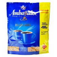 Кофе Ambassador Blue Label растворимый сублимированный 400г - Фото