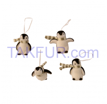 Підвіска Пінгвін в асортименті 6 х 7 см - Фото