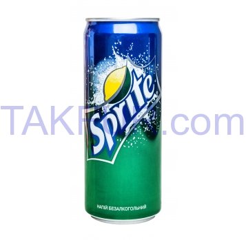 Напиток Sprite безалкогольный сильногазированный 330мл - Фото