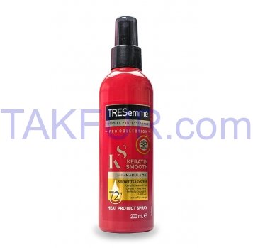 Спрей для волос защищающий и разглаживающий Keratin Smooth Tresemme 200мл - Фото