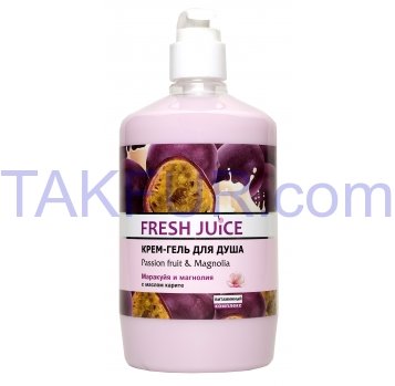 Крем-гель д/душа Fresh Juice Маракуйа и магнолия 750мл - Фото