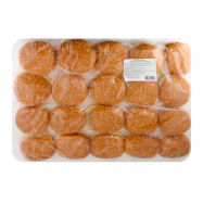 Булочка бутербродная Bimbo Круглая с кунжутом 20x82г/уп - Фото