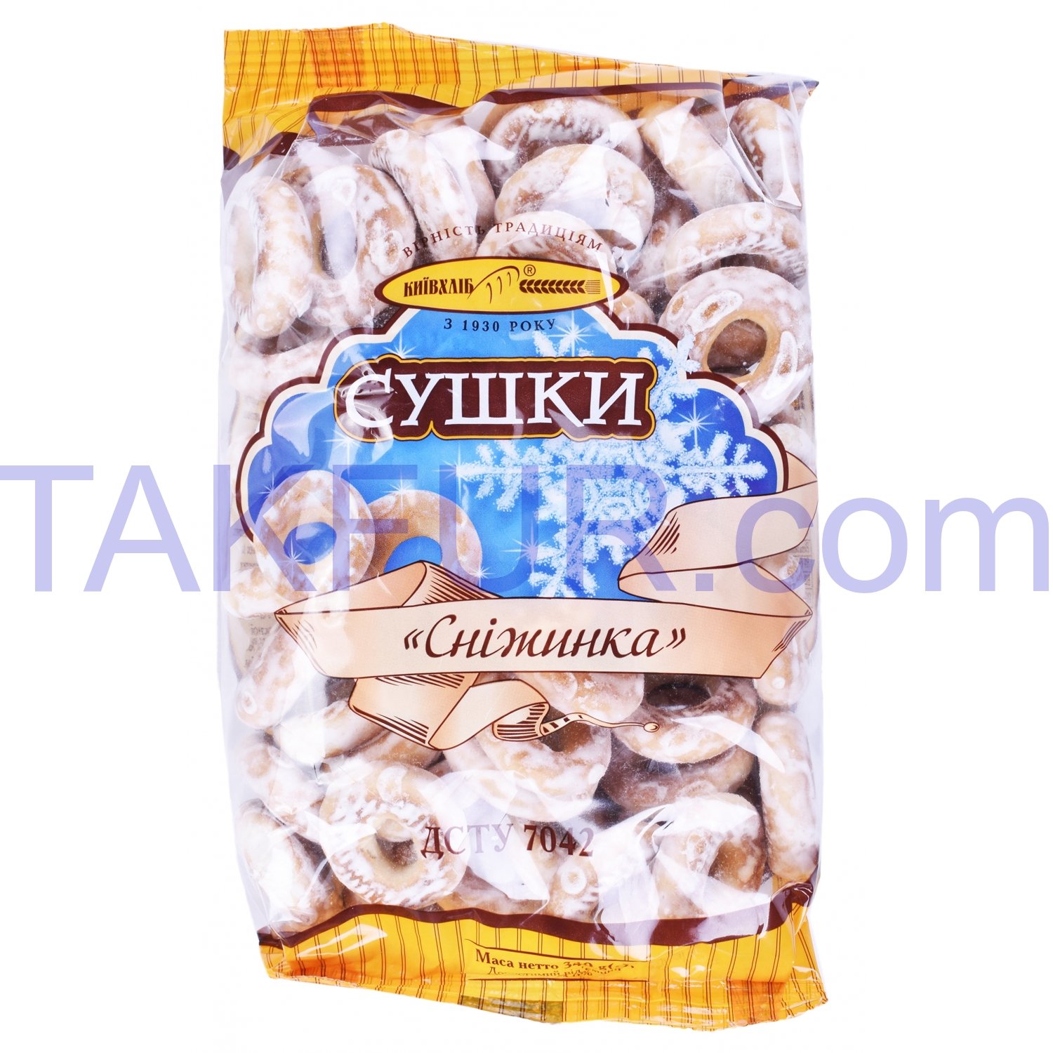 Сушки Київхліб Снежинка 340г купить онлайн с доставкой в офис или на ...