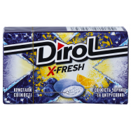 Жевательная резинка Dirol Свежесть черники и цитрусовых 18г - Фото