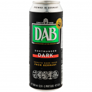 Пиво DAB темное фильтрованное пастеризованное 4,9% 0,5л - Фото