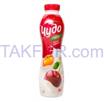 Йогурт Чудо вишня-черешня питьевой 2,5% 540г - Фото