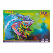 Альбом для рисования ZIBI №Z.B.1460 А4 40 листов 1шт - Фото