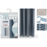 Завіса для душу 180X200см 12 гачків - Фото