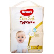Подгузники-трусики Huggies Elite Soft 3р д/дет 6-11кг 54шт - Фото
