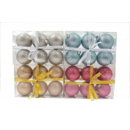 TAR.HOUSE НАБІР КУЛЬ 60 ММ 6 ШТ : СРІБНИЙ - Фото