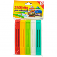 НАБІР ЗАТИСКАЧІВ Д/ПАКЕТІВ 5ШТ - Фото