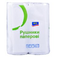 Полотенца Aro бумажные двухслойные 4шт - Фото