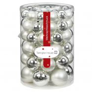 TAR. HOUSE НАБІР КУЛЬ 60 ШТ : SILVER SHINE/WHITE - Фото