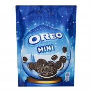 Печенье Oreo Mini с какао и начинкой ванильного вкуса 100г - Фото