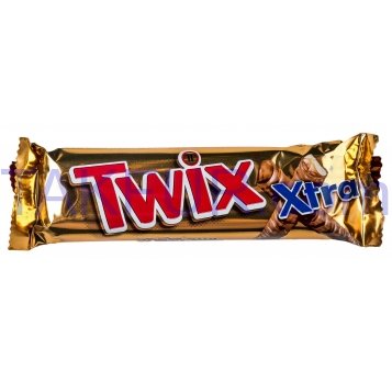 Печенье Twix Xtra песочное с карамелью в мол/шоколаде 75г - Фото