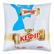 Кефир Злагода 1% 450г - Фото