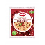 Каша Axa овсяная момент приг с клюкв 40г