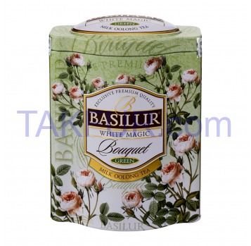 Чай Basilur White Magic зеленый листовой 100г - Фото