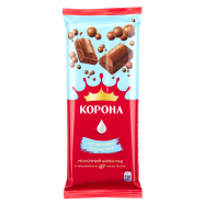 Шоколад Корона молочный пористый 90г - Фото