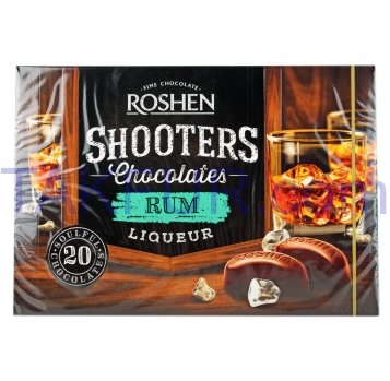 Конфеты Roshen Shooters с ромовым ликером 150г - Фото