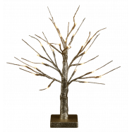 ДЕРЕВО 24LED ГЛІТЕР 45СМ В АС - Фото