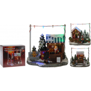 БУДИНОК РІЗДВЯНИЙ 14 СМ - Фото