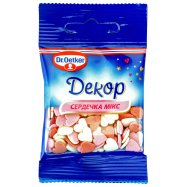 Декор Dr. Oetker сердечки микс 10г - Фото