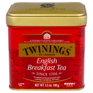 Чай Twinings English Breakfast черный листовой 100г