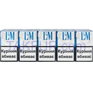 Сигареты L&M Blue Label 20шт/уп - Фото