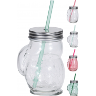 БАНКА ДЛЯ СМУЗІ ПТИЦЯ 450 МЛ - Фото