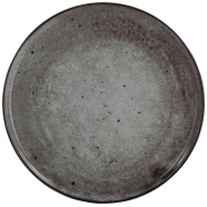 Тарілка сіра 28см - Фото