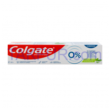 Зубная паста Colgate Бодрящая свежесть 0% 130г - Фото