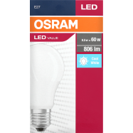 OSRAM ЛАМПА LEDV A60  9W 4K E27 - Фото