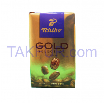 Кофе Tchibo Gold Selection натур молотый среднеобжар 250г - Фото