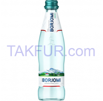Вода минеральная Borjomi сильногазиров лечебн-столовая 0,33л - Фото