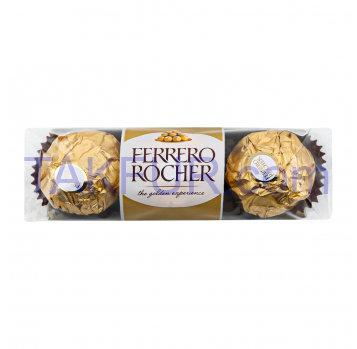 Конфеты Ferrero Rocher хрустящие вафельные 37.5г - Фото