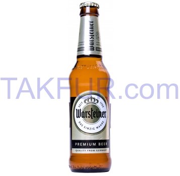 Пиво Warsteiner Premium светлое 4,8% 0,33л - Фото